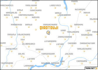 map of Qiaotouji