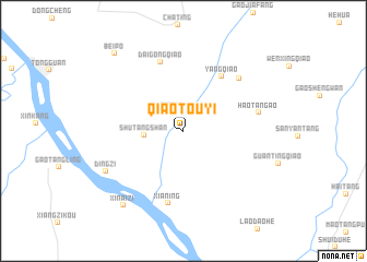 map of Qiaotouyi