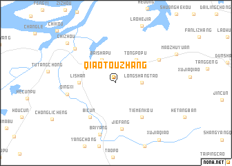 map of Qiaotouzhang