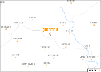 map of Qiaotou