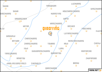 map of Qiaoying