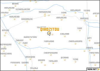 map of Qiaozitou