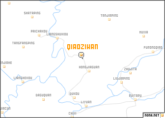 map of Qiaoziwan