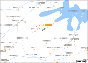 map of Qīās-e Pā\