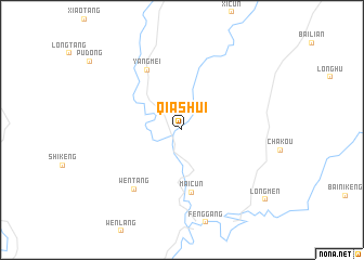 map of Qiashui