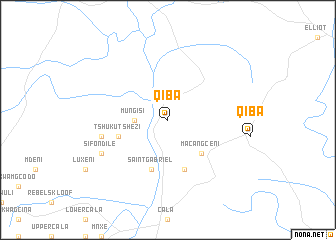 map of Qiba