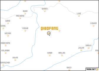 map of Qibofang