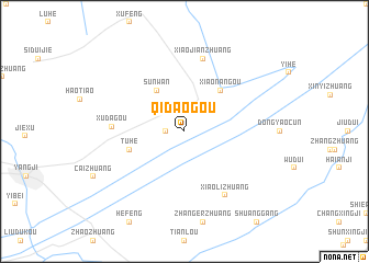 map of Qidaogou