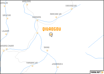 map of Qidaogou