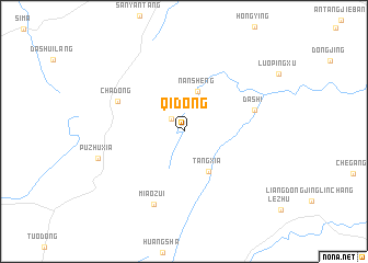 map of Qidong