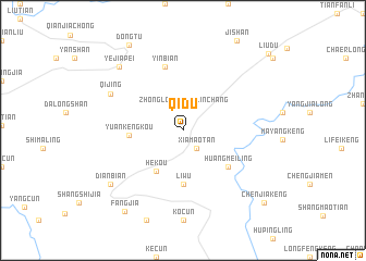 map of Qidu