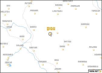 map of Qidu