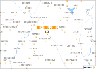 map of Qifangdong