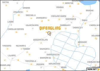 map of Qifengling