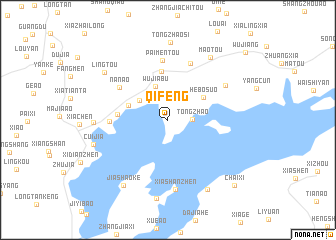 map of Qifeng