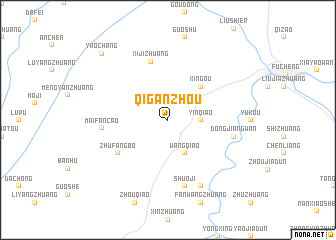 map of Qiganzhou