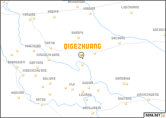 map of Qigezhuang