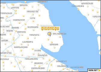 map of Qigongqu