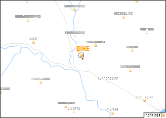 map of Qihe