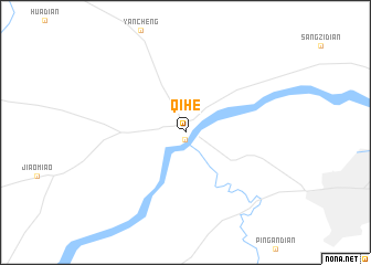 map of Qihe