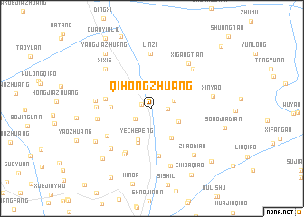 map of Qihongzhuang