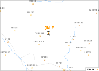 map of Qijie