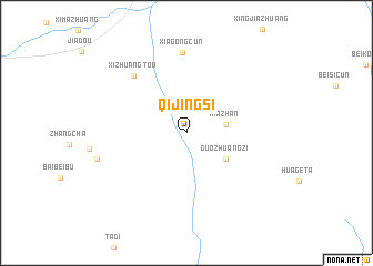 map of Qijingsi