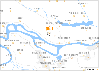 map of Qiji