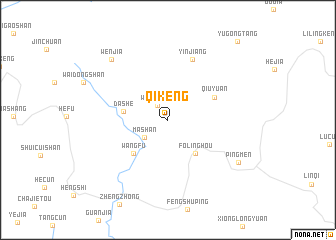 map of Qikeng