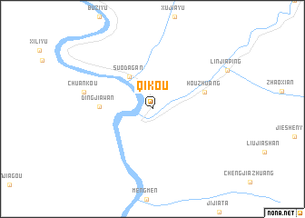 map of Qikou