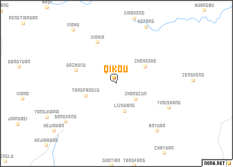 map of Qikou