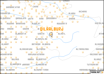 map of Qilā‘ al Burj