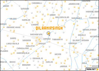 map of Qila Amīr Singh