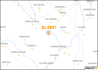 map of Qilābāt