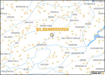 map of Qila Dharm Singh