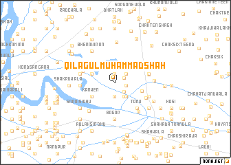 map of Qila Gul Muhammad Shāh