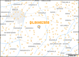 map of Qila Khazāna