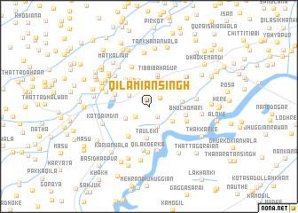 map of Qila Miān Singh