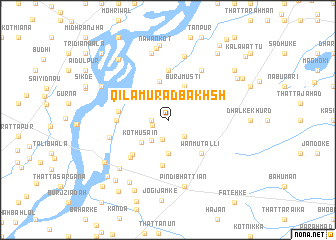 map of Qila Murād Bakhsh