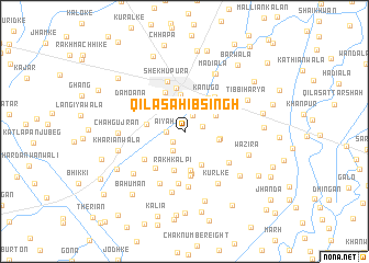 map of Qila Sāhib Singh