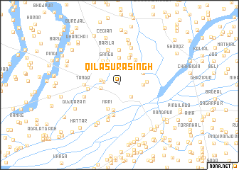 map of Qila Sūra Singh