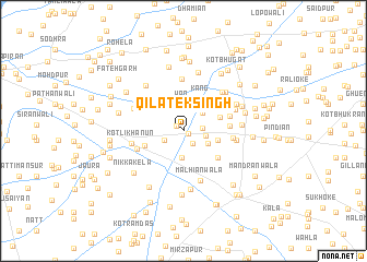 map of Qila Tek Singh