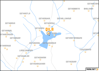 map of Qīla