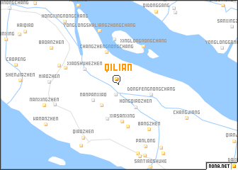 map of Qilian