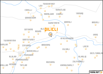 map of Qılıçlı