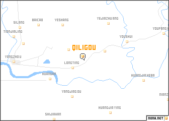 map of Qiligou