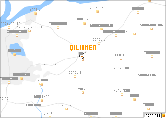 map of Qilinmen