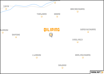 map of Qiliping