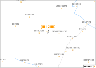 map of Qiliping