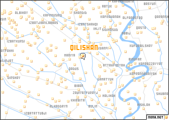 map of Qilīshān